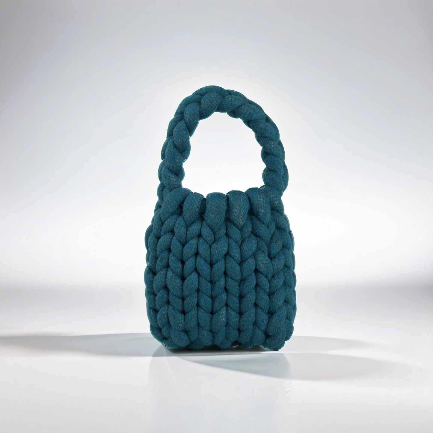 Petrol Blue Mini Tote Bag