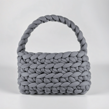 Light Grey Baguette Bag