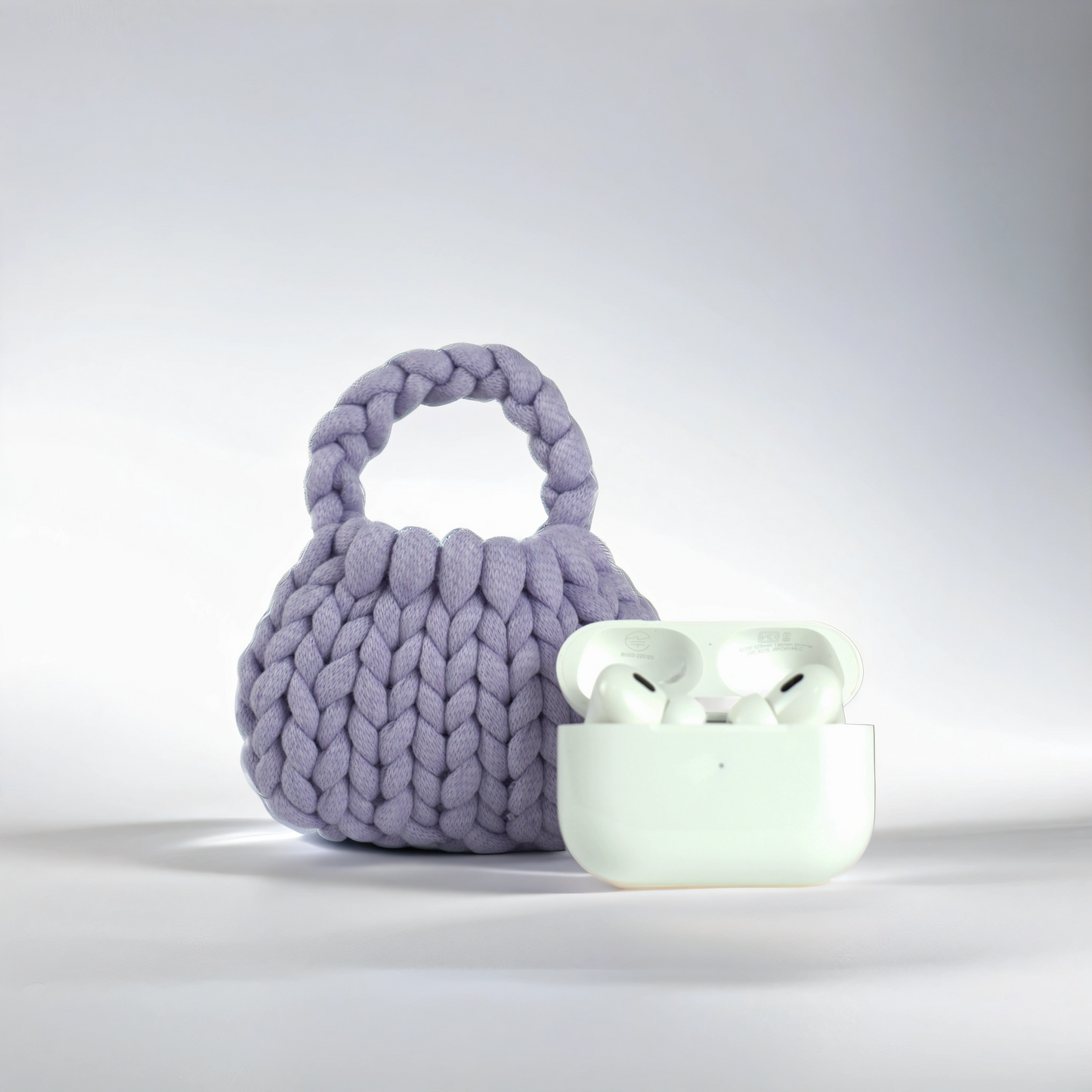 Lilac Mini Crescent Bag