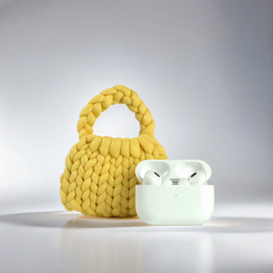 Yellow Mini Crescent Bag