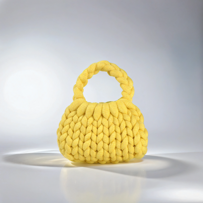 Yellow Mini Crescent Bag